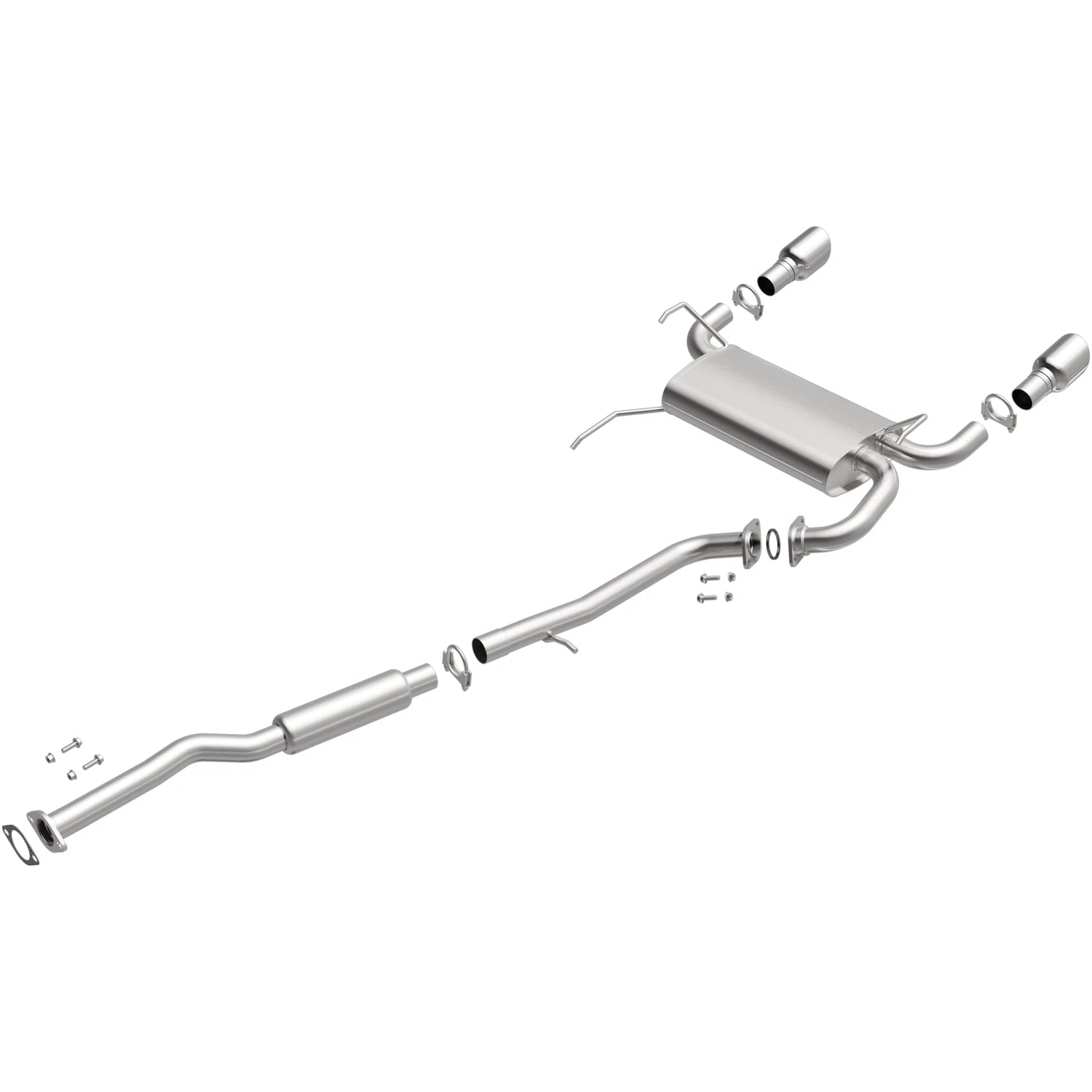Fits 2003-2008 INFINITI Direct-Fit Replacement Exhaust System 106-0284